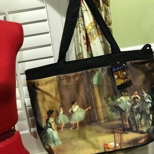 Galleria zippered tote bag (Degas' Ballerinas)